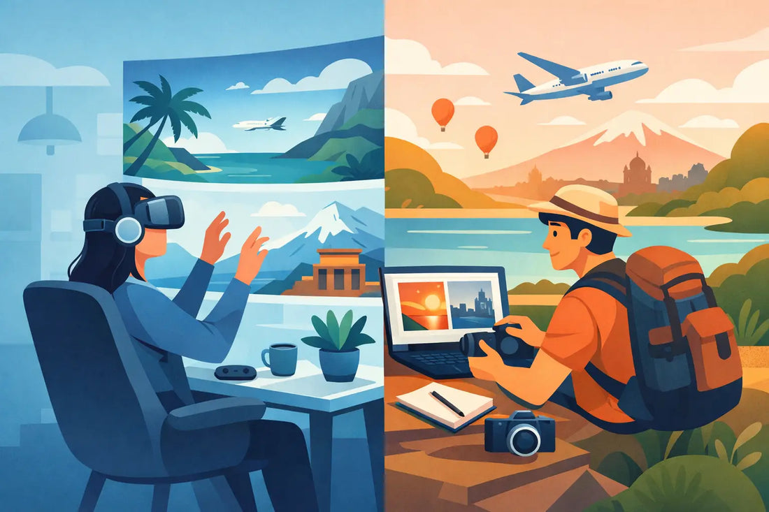 Virtual Travel vs Travel Blogs
