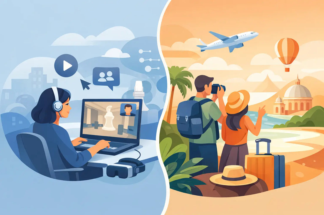 Online Experiences vs Travel Content