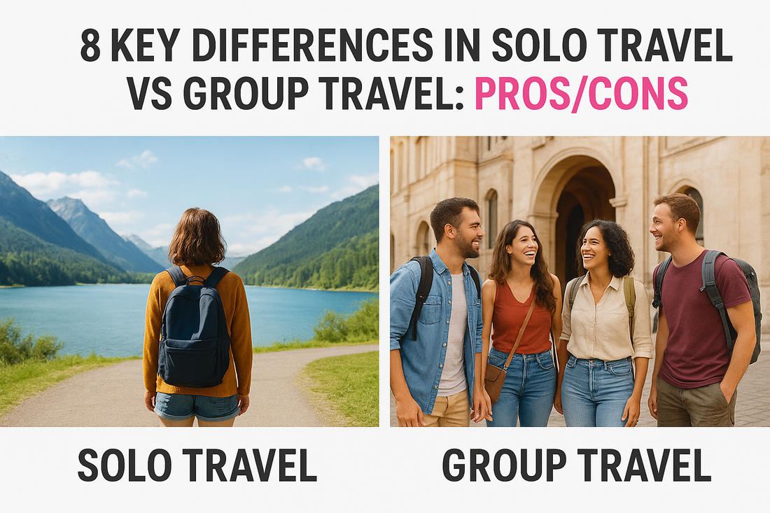 8 Key Differences In Solo Travel vs Group Travel: Pros/Cons